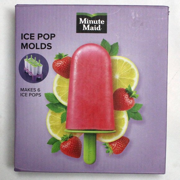 2 Boxes (6 Each = 12) Minute Maid Ice Pop Molds in Unopened Box - Picture 5 of 6